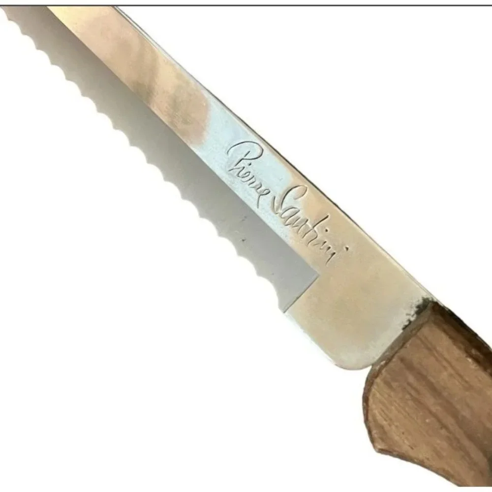 Vtg Pierre Santini Carving Slicing Knife Stainless 10 1/4